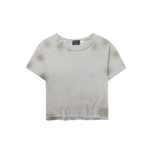 Distressed T-Shirt Mockup Set – White, Black & Grey (Editable PSD)