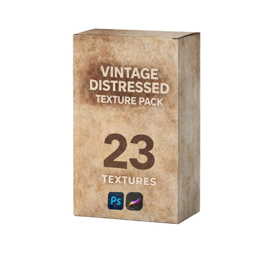 23 Vintage Distressed Textures – Grunge & Worn Effects